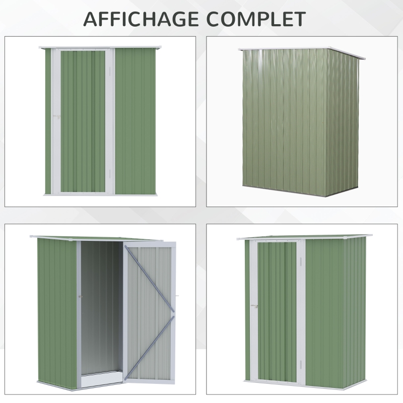 Abri de jardin – 1.2 m2 – Cabanon porte à verrouillage 2