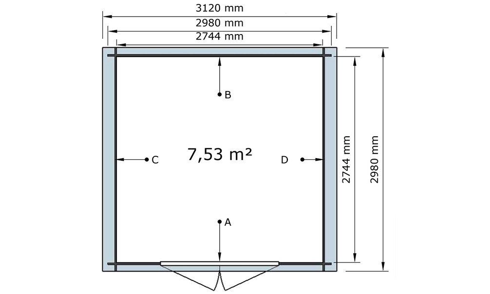 ABRI DE JARDIN TRAITÉ AUTOCLAVE MARMANDE - Prix d'usine 2